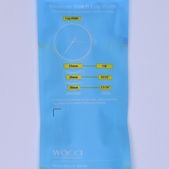 20mm Silicone Watch Band, Quick Release Rubber Replacement Strap with Black Stai - Picture 11 of 11